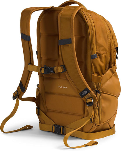 THE NORTH FACE Borealis Commuter Laptop Backpack | Water Repellent Finish, 16" Laptop Sleeve, Large Main Compartment for Everyday Carry, Timber Tan/TNF Black, One Size