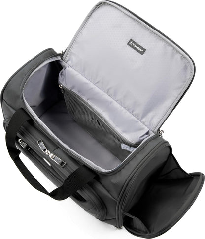 Travelpro Maxlite 5 Softside Expandable Luggage with 4 Spinner Wheels/Soft Underseat Tote, Lightweight Suitcase, Men and Women, Shadow Grey, 2-Piece Set (Tote/20)
