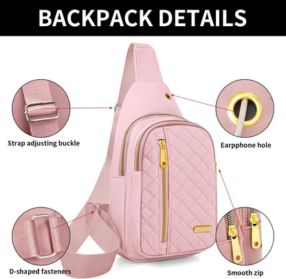 Small Sling Bag For Women Men Casual Crossbody Sling Backpack