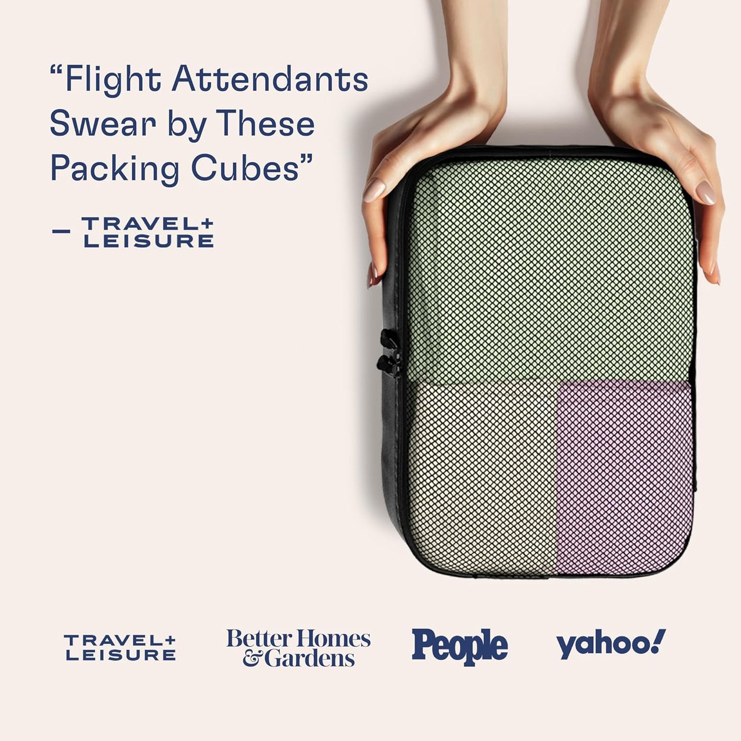 Shacke Premium 8 Packing Cubes Set - Lightweight Mesh Travel Luggage Organizers with Laundry Bag, 8-Piece Suitcase Storage System (Air Black)