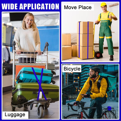 16 Pcs Cambuckle Tie Down Straps 1763lbs Break Strength Securing Straps 1'' x 15 ft Cambuckle Tie Downs with S Hook for Motorcycle, Kayak, Car, Truck, Boat Moving, Securing Cargo(Blue)