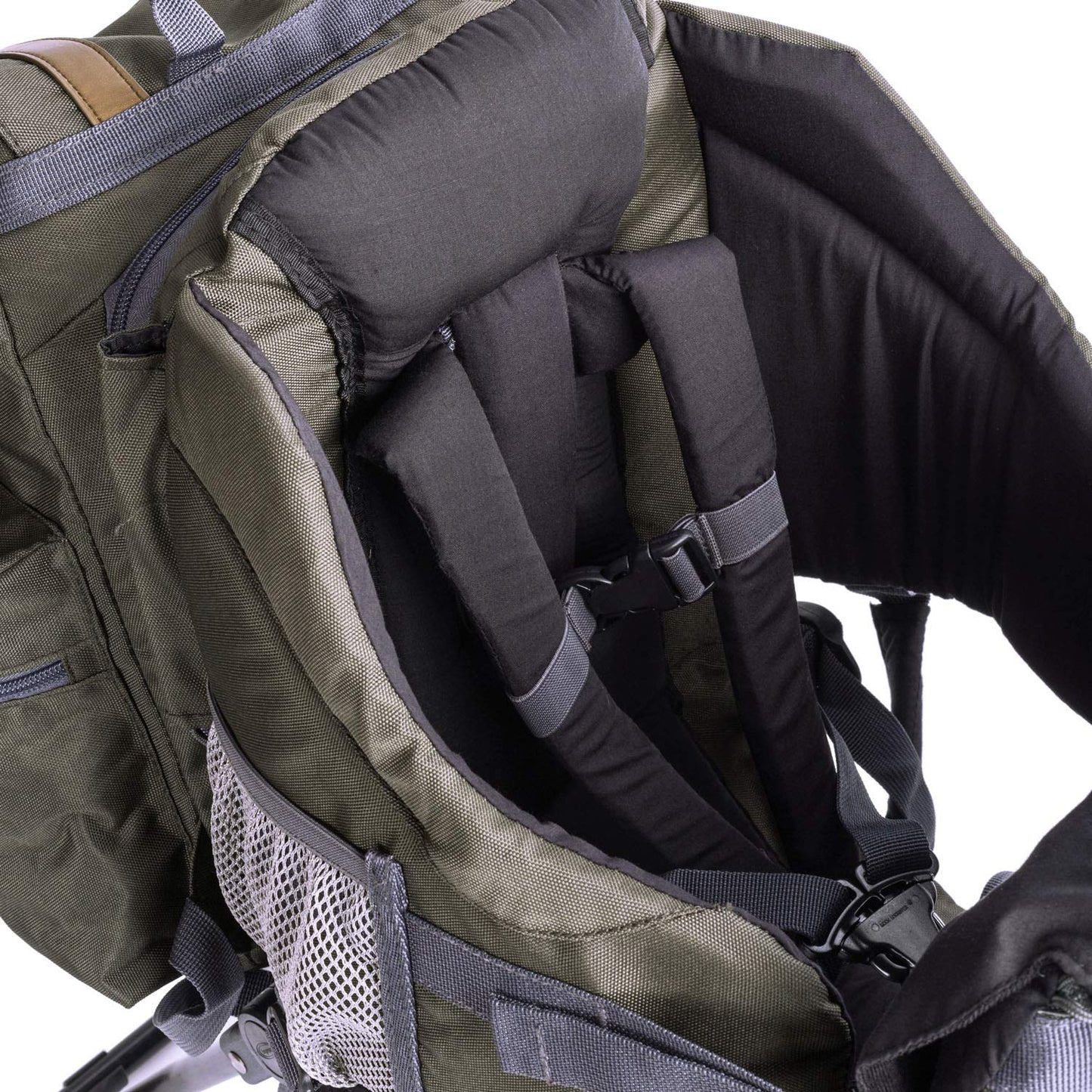 ClevrPlus Urban Explorer Child Carrier Hiking Baby Backpack, Olive Green