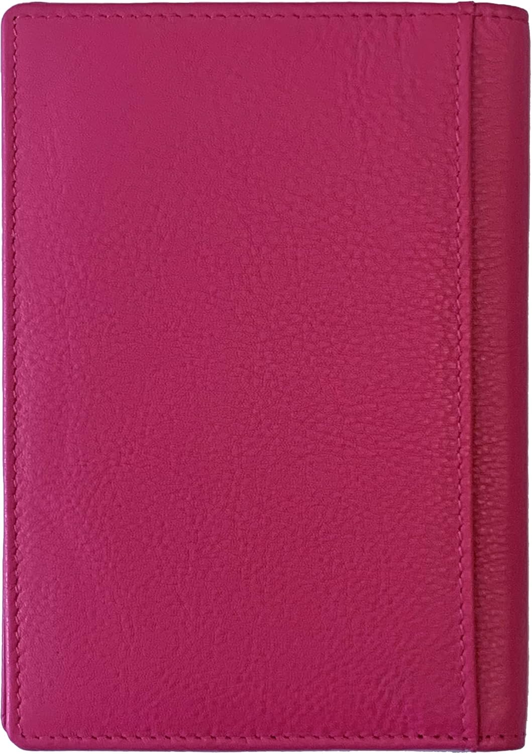 Personalized Monogrammed Bright Pink Leather RFID Passport Wallet