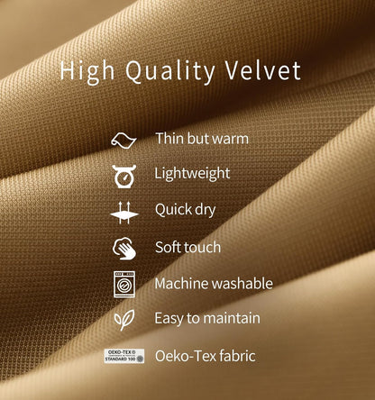 Travel Blanket Lightweight and Breathable, 67 x 48 in Soft Airplane Flight Blanket for Travelers, Foldable Camping Sheet with Stuff Sack for Train, Camp, backapcking, office, home(Creamy Brown)