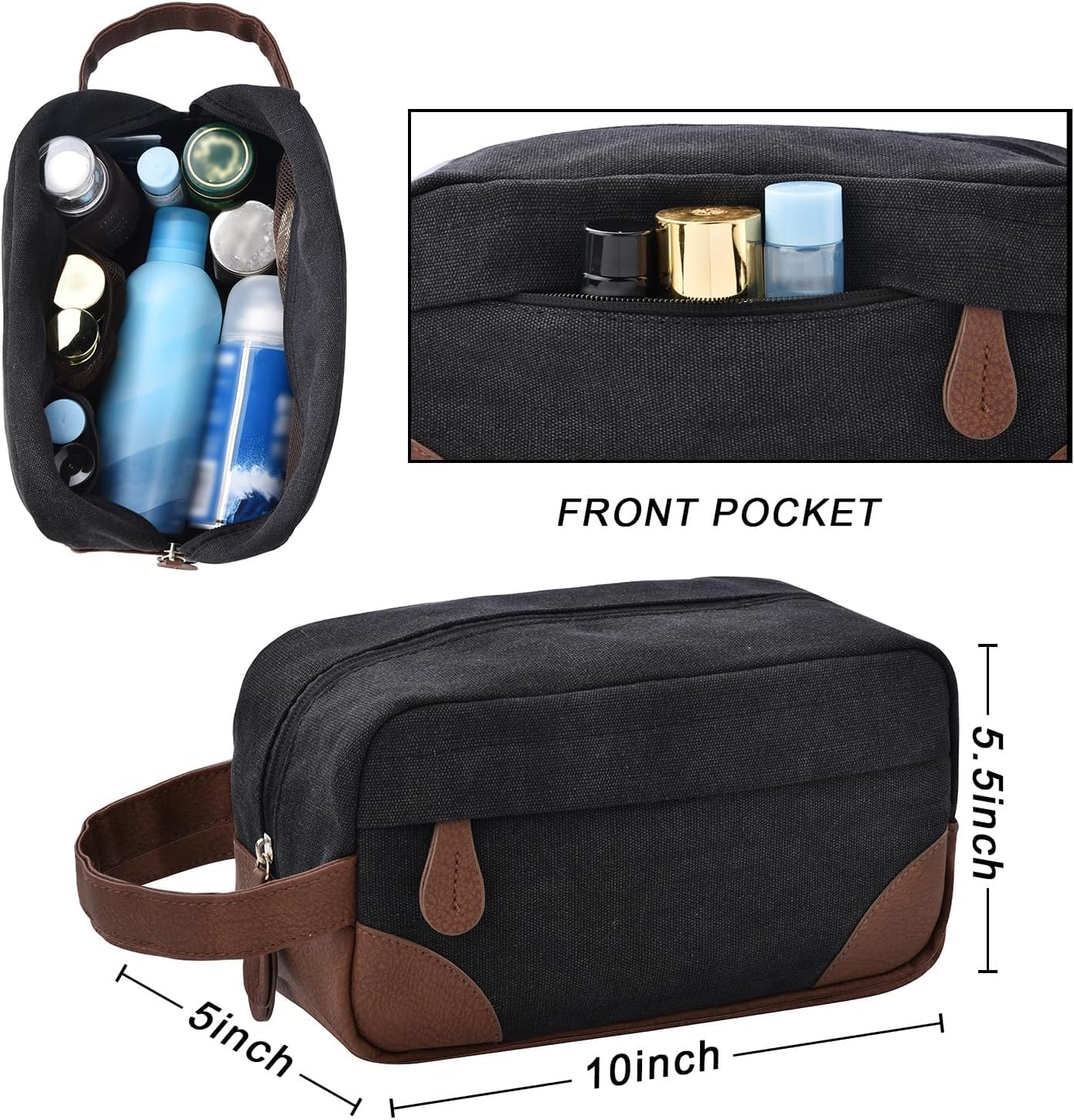 Dimayar Canvas Duffle Bag for Travel,Expandable Carry on Bag,Overnight Weekend Gym Bag Duffel Bag Mens Travel Bag