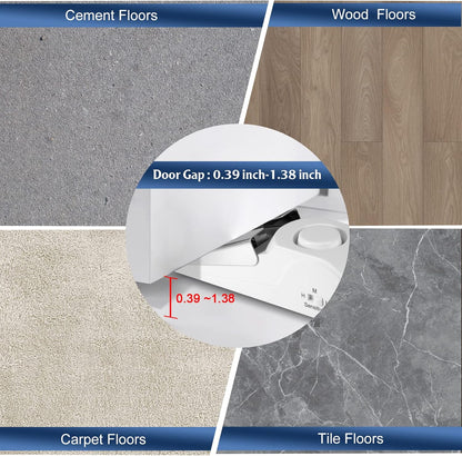 KERUI Door Stop Alarm & Portable Door Lock, Dual Protection Security Door Stopper Wedge Alarm with 3 Levels Sensitivity, Door Security Devices for Travel Hotel Home Apartment (3 Pack)