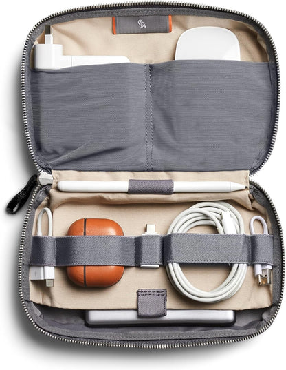 Bellroy Tech Kit (Tech Accessories Organizer Pouch, Zipper Closure Design, Stores Power Bank, Phone Charger, Cables & More, Internal)
