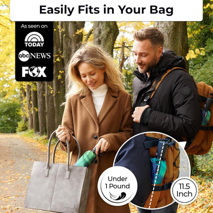 TUMELLA Strongest Windproof Travel Umbrella (Compact, Superior & Beautiful), Small Strong but Light Portable and Automatic Folding Rain Umbrella, Durable Premium Grip, Fits Car & Backpack