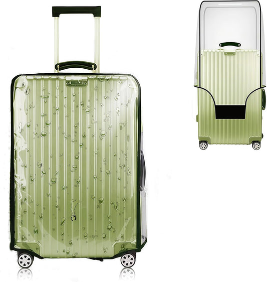 20 Inch Luggage Covers for Suitcase TSA Approved,Carry On Luggage Cover Protector Suitable 20-21 inch Clear 1.5mm Thickness Protector Bag PVC Clear Suitable for Long Travel Accessories