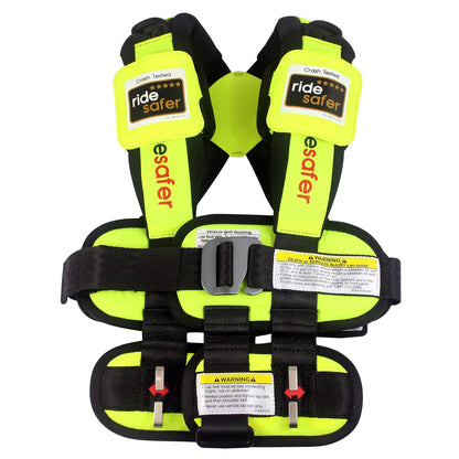 Large Yellow, Lightweight, Compact, Portable Car Seat - Perfect for Travel and Everyday Child Safety