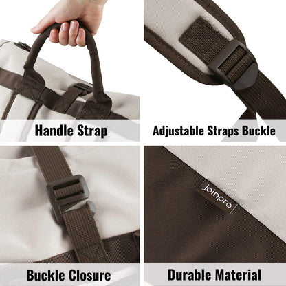 Laundry Bag Backpack, 125L Extra Large Travel Laundry Bags with Shoulder Straps, Adjustable & Extendable Design, Laundry Hamper Bag with 3 Pockets for Laundromat, College, Travel, Camping