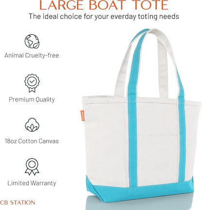 CB STATION Medium Classic Canvas Tote Bag - Image 2