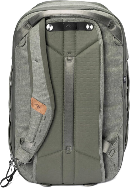 Peak Design Travel Backpack 30L, Sage, Expandable 27-33L Design, Rear and Top Access, Weatherproof Shell, Laptop Sleeve, Ideal for Travel or Everyday Carry, Versatile Backpack for Men and Women