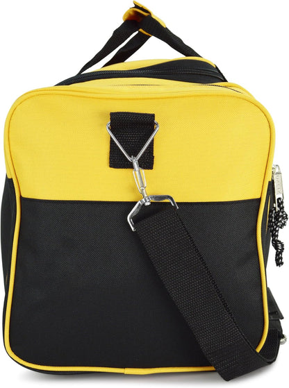 DALIX 21" Blank Sports Duffle Bag Gym Bag Travel Duffel with Adjustable Strap in Gold