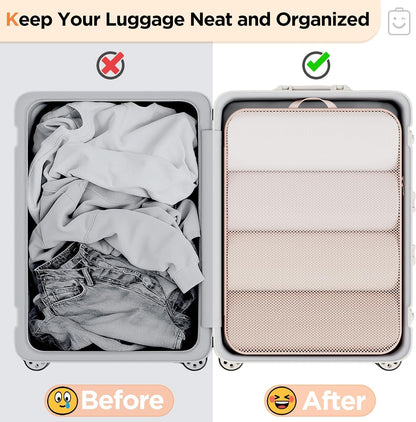 Veken 2/6/9/11 Set Compression Packing Cubes for Travel Essentials,Compressible Expandable Large Luggage Suitcase Organizer Bags for Clothing,Durable Space Saver Storage Bags(Beige)