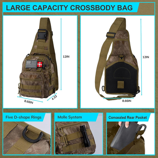 Survival Kit, Gifts for Christmas Men, Women, 251pcs Emergency Survival Gear and Supplies Equipment, First Aid Kit with Crossbody Bag, Camping Essentials for Earthquake, Hiking, Outdoor Adventure