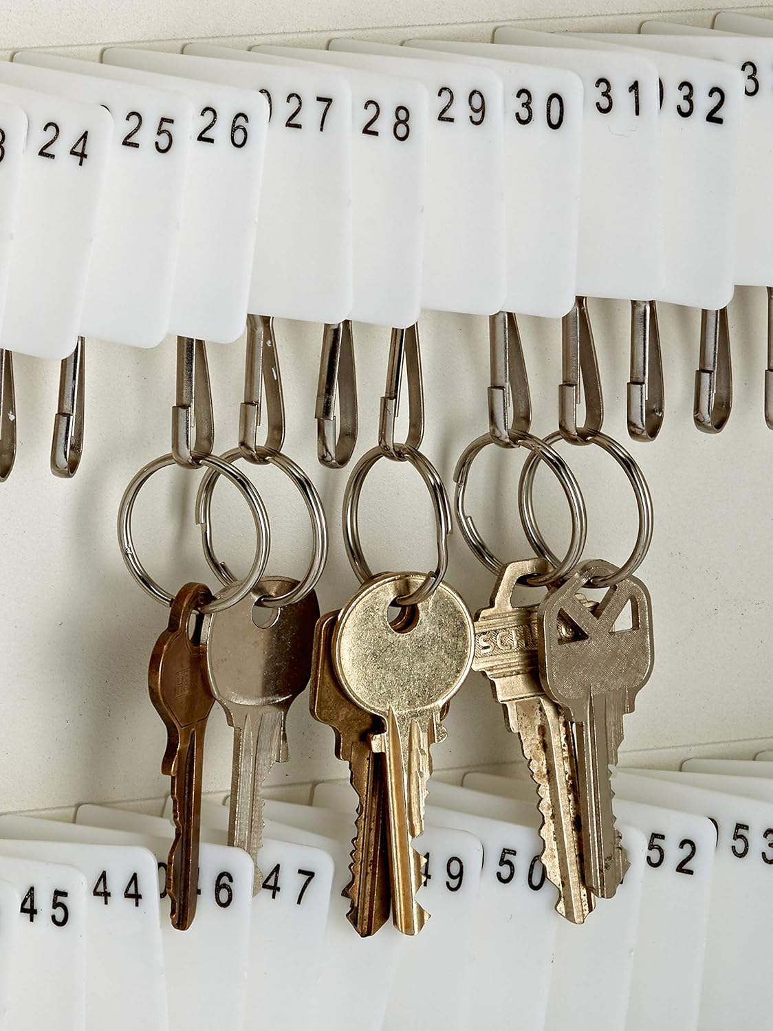 Adiroffice Key Holder Wall Mount - 60 Keys Lock Box with Code, Key Cabinet Wall Mount, Valet Parking Key Box, Car Dealer Key Cabinet - Space Saving Locking Key Box Wall Mount with Digital Lock