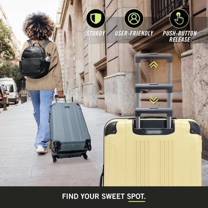 Kenneth Cole REACTION Out of Bounds, Pale Banana, 20-Inch Carry On