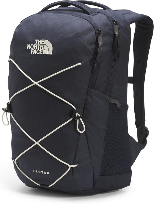 THE NORTH FACE Jester Everyday Laptop Backpack | Commuter Daypack with Water Repellent Finish, 16" Laptop Sleeve, Huge Main Compartment, Aviator Navy Light Heather/Vintage White-NPF, One Size