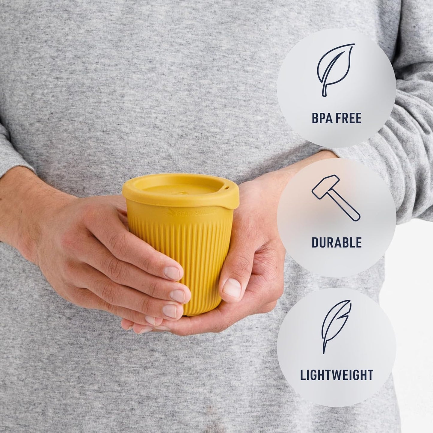 Sea to Summit Passage 12 Ounce Camp Cup, Spicy Orange