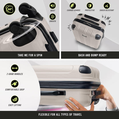 Kenneth Cole REACTION Out of Bounds, Mushroom, 28-Inch Checked