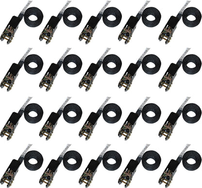 1” x 6’ Endless Ratchet Strap — 20 Pack