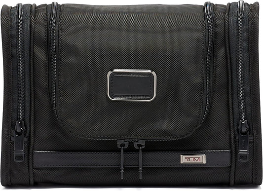 TUMI - Alpha Hanging Travel Kit - Toiletries and Cosmetics Organizer - Travel Essentials Bag with Hooks & Pockets - Black
