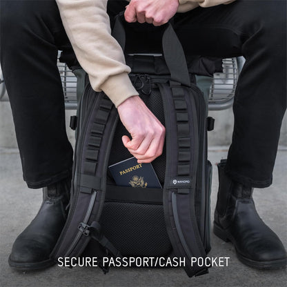 WANDRD PRVKE 31L, V3 Backpack: Weather-Resistant Travel & Camera Backpack with Laptop Sleeve, Quick Side Access, Clamshell Opening – Ideal Photography & Travel Bag (Sedona Orange)