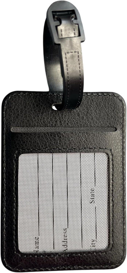 Decorative Luggage Tags with Watercolor Cat Design, Set of 2