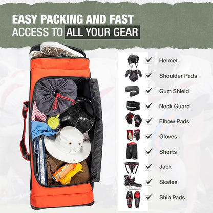 Jetstream Heavy Duty Multi Pocket Durable Sports Gym Equipment Travel Duffel Bag