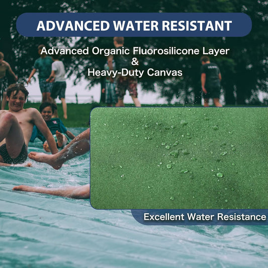 5’x7’ Canvas Tarps Heavy Duty Waterproof Tarpaulins with Aluminum Grommets,UV Resistant, 22Mil Multipurpose Drop Cloth, 14oz Durable Cover Sheet for Outdoor and Indoor Use with Ropes.