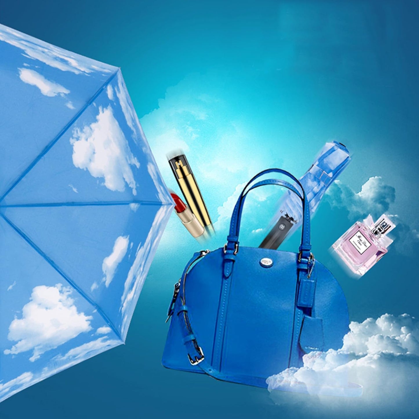 SY COMPACT Travel Umbrella Windproof Automatic Umbrellas Small Compact UV Sun Protection Factory Outlet Umbrella