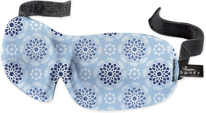 Bucky 40 Blinks No Pressure Eye Mask for Travel & Sleep, Starling Blue, One Size