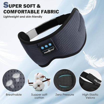MUSICOZY White Noise Bluetooth Sleep Mask - Image 6