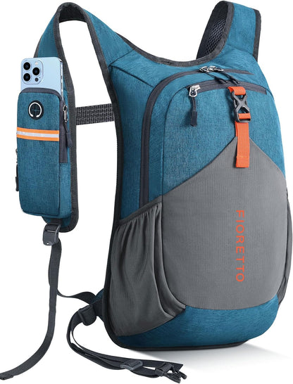FIORETTO 20L Hiking Backpack for Women Men Mini Packable Backpack Lightweight Small Daypack for Camping Travel Outdoor, Turquoise