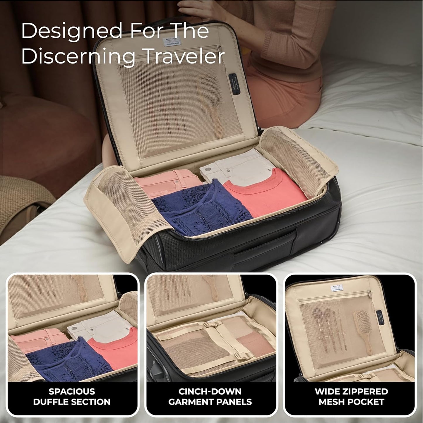 Briggs & Riley Travel Duffel Bag - Weekender & Overnight Luggage for Women & Men, Softside Bag