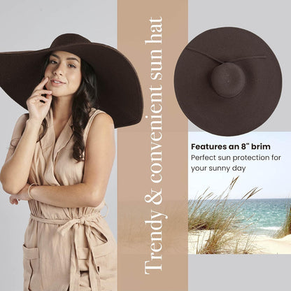 San Diego Hat Company Women's Ultrabraid X-Large Brim Hat, Adjustable Sun Hat with UPF 50+