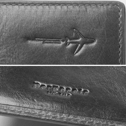 Genuine Leather Passport Case, RFID Passport Cover with Credit Card Holder for Women and Men Family ID Travel