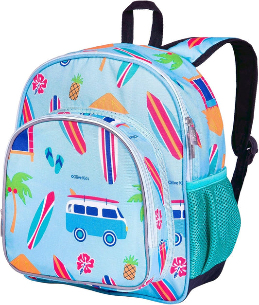 Wildkin 12-inch Kids Backpack – Padded, Adjustable, Ideal for Daycare & Travel - Surf Shack