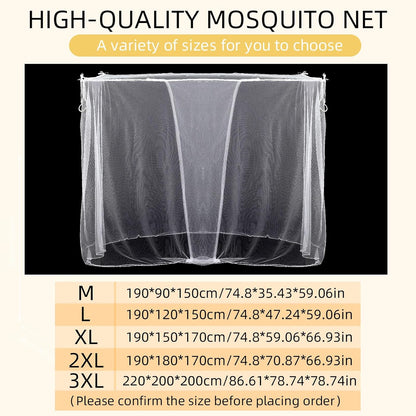 4 Corners Mosquito Net for Mosquiteros para Camas Bed Canopies Netting Bed Drapes Rectangular Mosquito Mesh for Camping Home Outdoor Travel (White,L75 X W35.5 X H59 Inch,Opening)