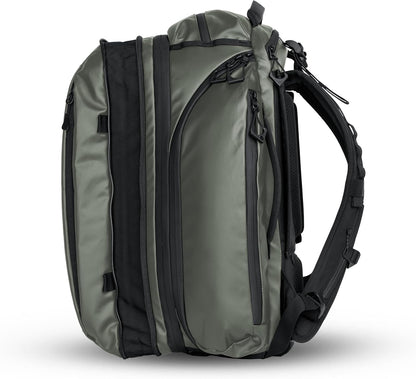 WANDRD TRANSIT Travel Backpack (45L): Large Expandable Carry-On Adventure Bag – Weather-Resistant Travel Backpack with Laptop Sleeve, Dual Side Access & Hidden AirTag Pocket