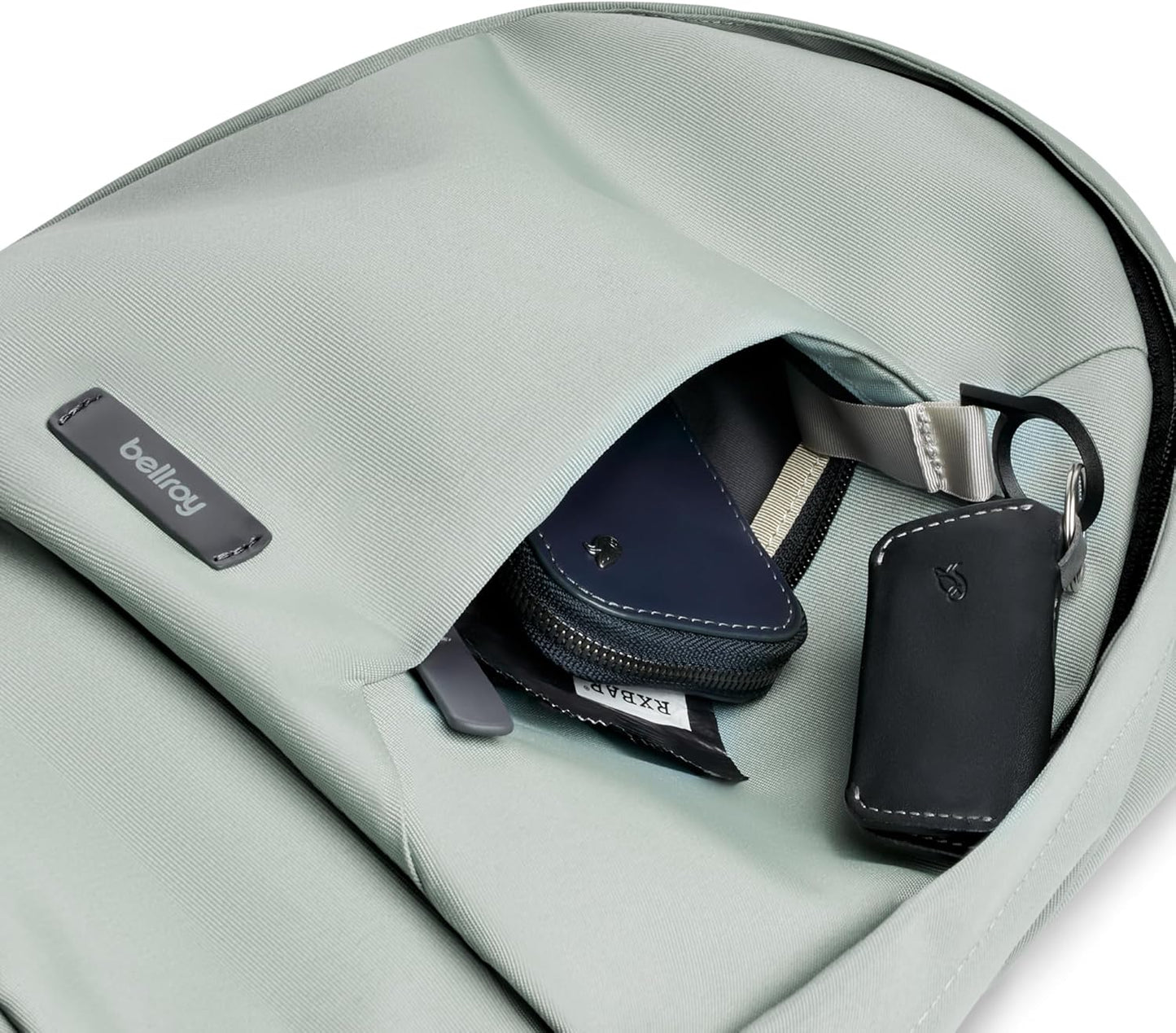 Bellroy Classic Backpack Compact – (Laptop Bag, Laptop Backpack, 16L) - Eucalyptus
