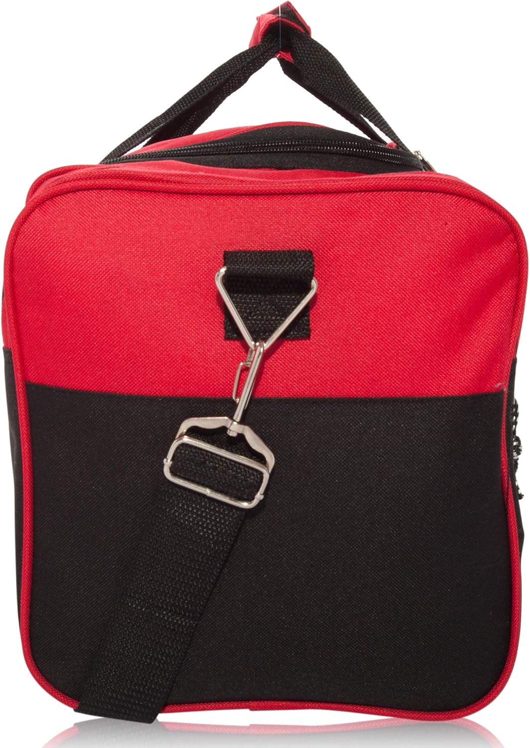 DALIX 21" Blank Sports Duffle Bag Gym Bag Travel Duffel with Adjustable Strap in Red