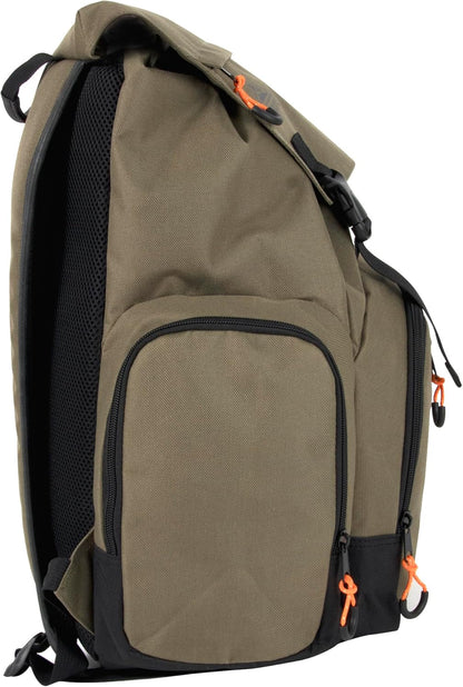 Kelty Hiking Backpacks 23 L Canvas Travel Laptop Backpack for Men Women, 18" Business Work Rucksack College Computer Bag (Olive Travel Pack)