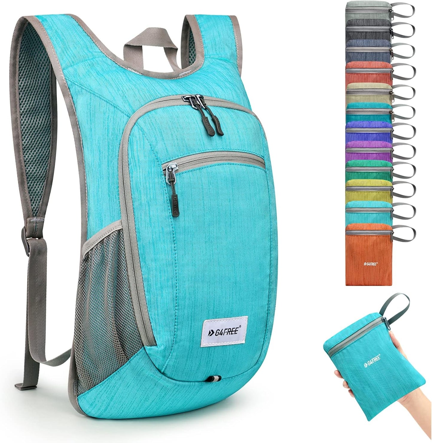 G4Free 10L/15L Hiking Backpack Lightweight Packable Hiking Daypack Small Travel Outdoor Foldable Shoulder Bag