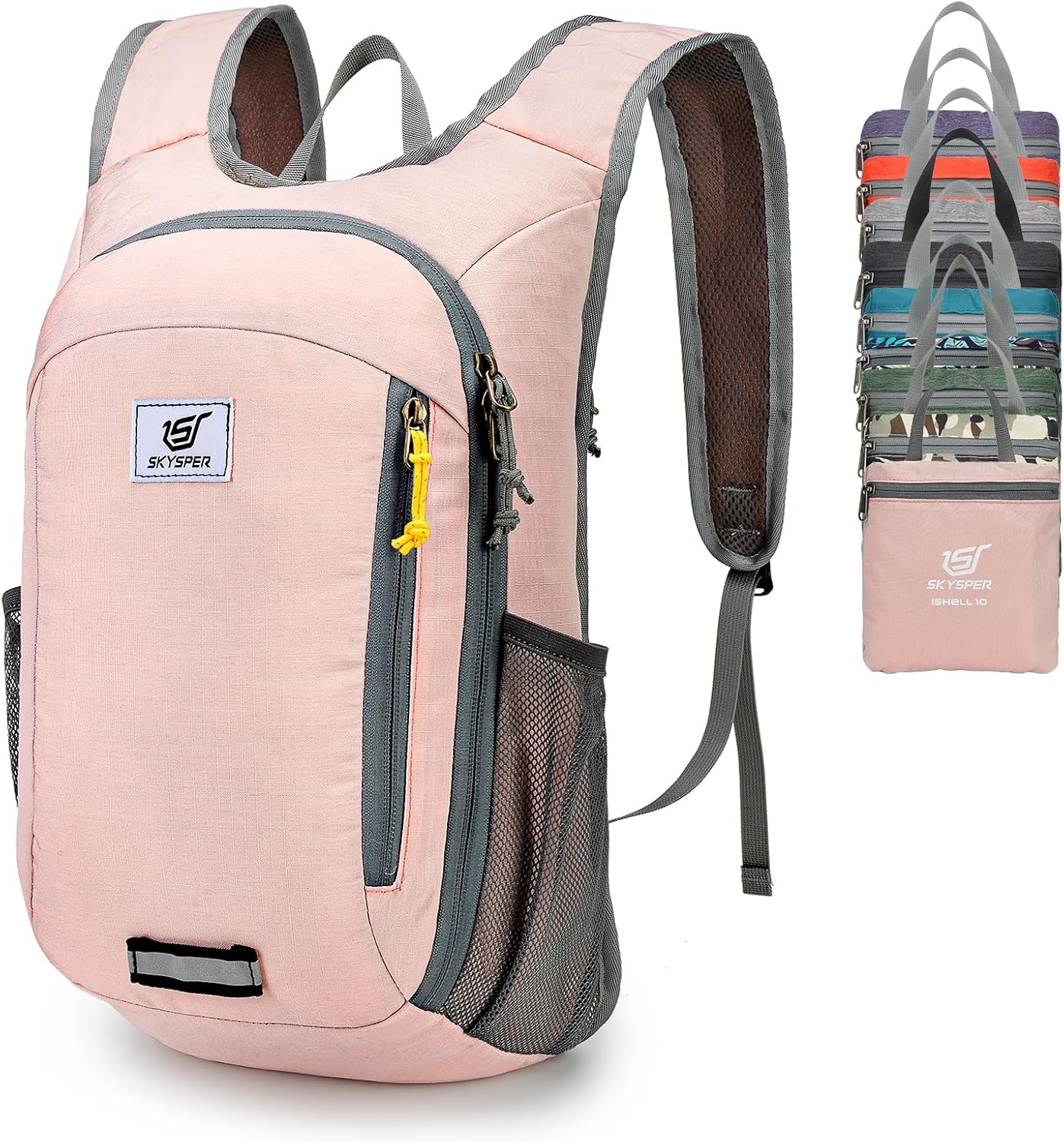 SKYSPER Small Daypack 10L Hiking Backpack Packable Lightweight Travel Day Pack for Women Men
