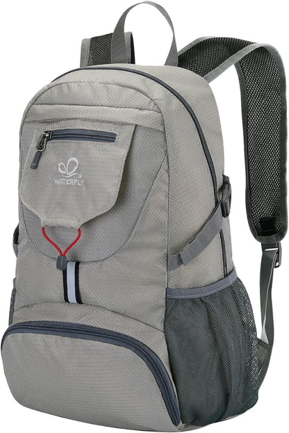 WATERFLY Small Lightweight Packable Backpack: 20l Ultra Light Foldable Travel Hiking Camping Daypack Day Pack for Man Woman