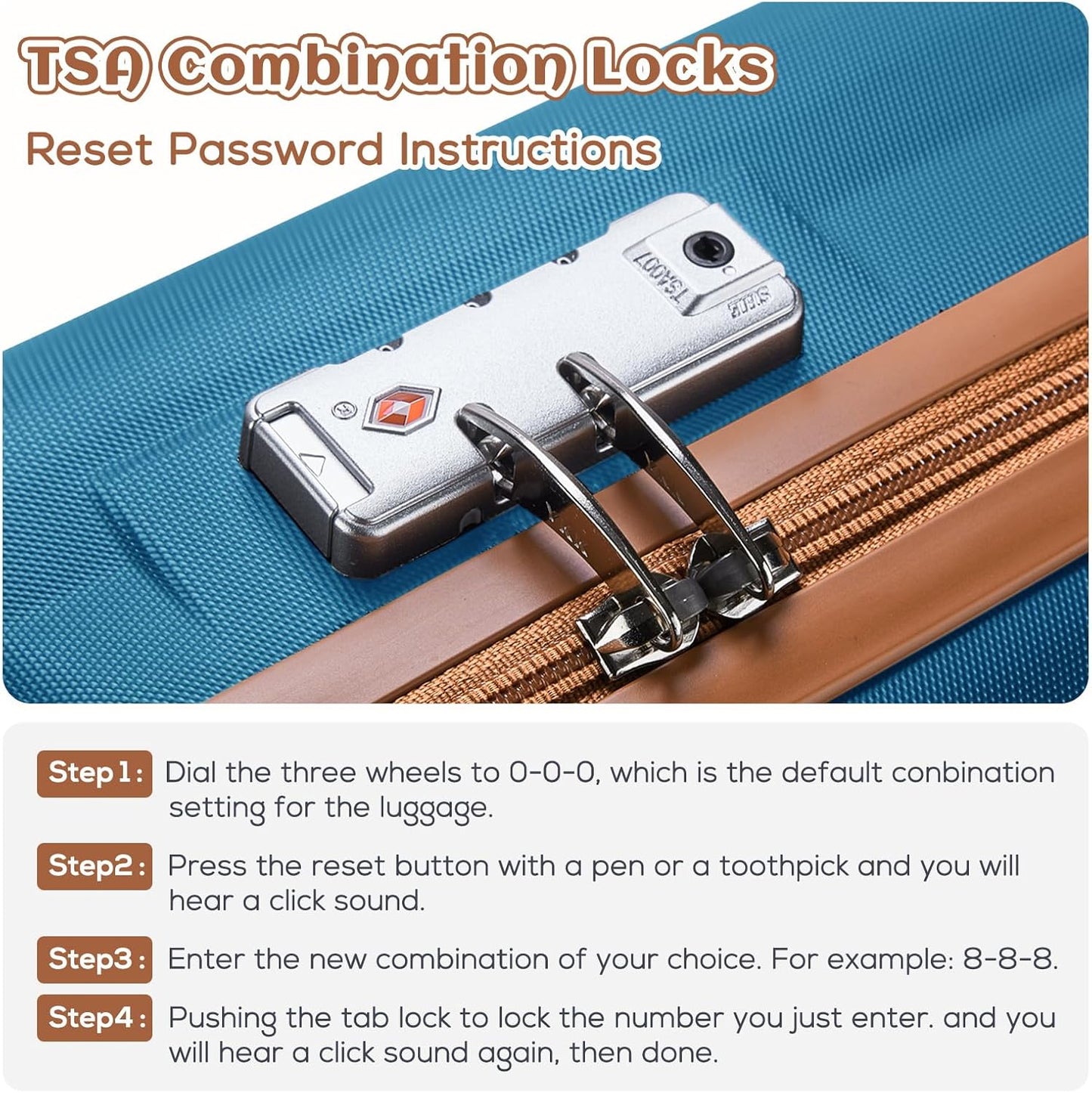 imiomo Luggage Sets 3 Piece,Expandable Hardside Suitcase Set with Spinner Wheels,Lightweight Travel Luggage set with TSA Lock（20/24/28,Blue）