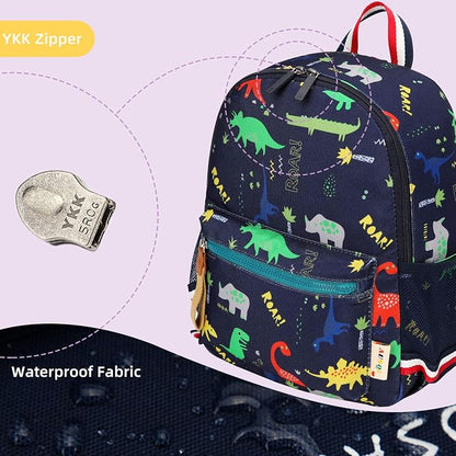 willikiva Cartoon Bus 12 Kindergarten Backpack - Image 5