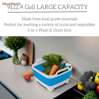 Collapsible Wash Basin 9L, Foldable Dish Tub - Image 7